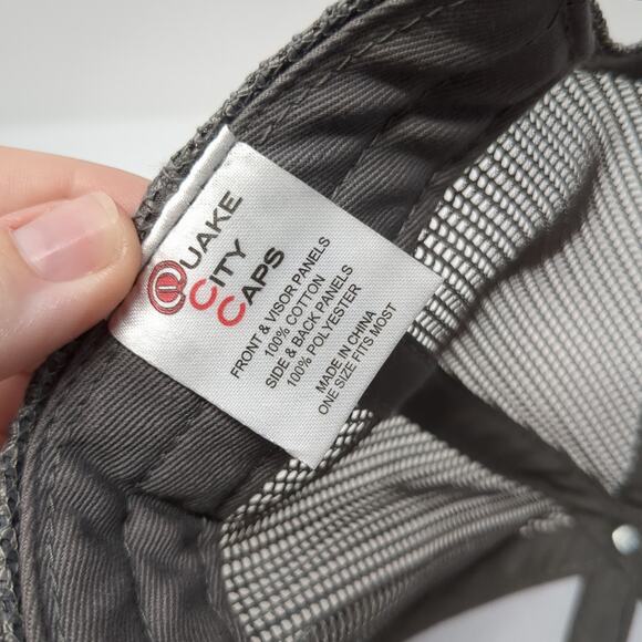 Syngenta CN/TI Americas North Snapback Trucker Hat Blue One Size Quake City Caps - Picture 9 of 9